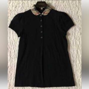 Burberry Black Button Down Shirt